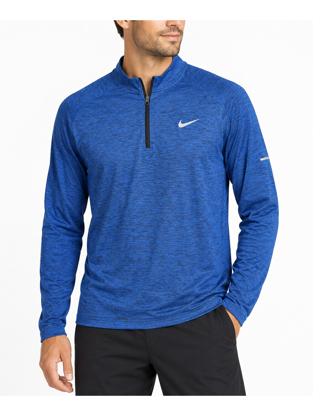 Nike Dri-FIT Element 1/2 Zip Running Top Mens Large Blue DD4756-451 NWT